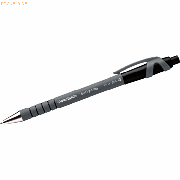 PaperMate Kugelschreiber FlexGrip Ultra M schwarz von Papermate