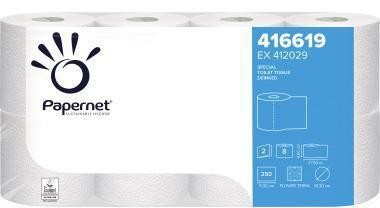 Papernet Toilettenpapier Special 416619 2lg. 250Bl. ws 8 Rl./Pack. 446222501 Papernet Toilettenpapier Special 416619 2lg. 250Bl. ws 8 Rl./Pack. 446222501 von Papernet