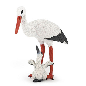 papo 50159 Storch mit Storchjunges Spielfigur papo 50159 Storch mit Storchjunges Spielfigur von Papo