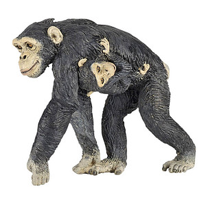 papo 50194 Schimpanse mit Baby Spielfigur von Papo