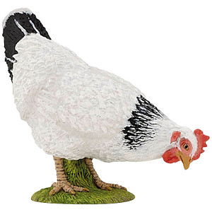 papo 51160 Pickendes weißes Huhn Spielfigur von Papo