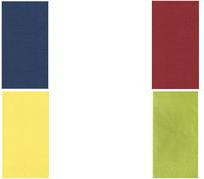 PAPSTAR Bistroservietten, 330 x 330 mm, 3-lagig, dunkelblau 1/8 Falz, Tissue, eingeschweißt - 1 Stück (84576) von Papstar