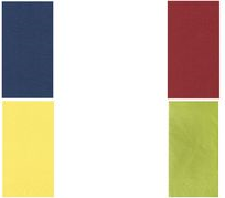 PAPSTAR Bistroservietten, 330 x 330 mm, 3-lagig, limonengrün 1/8 Falz, Tissue, eingeschweißt - 1 Stück (87227) von Papstar