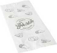 PAPSTAR Fleischerbeutel, Kraftpapier, gefädelt, groß Materialstärke: 40 g/qm, mit Aufdruck Frische Fleisch - 1 Stück (82665) von Papstar