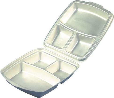 Papstar 12045 Brotdose Beige Expandiertes Polystyrol (EPS) 50 Stück(e) (12045) von Papstar