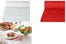 Papstar 12545 - Rechteckig - Weiß - Papier - Tischdecke - 800 mm - 50 m (12545) von Papstar