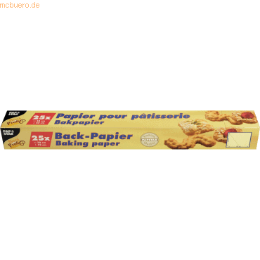 Papstar Backpapier 14201 38x42cm braun 25 Blatt von Papstar