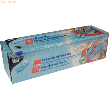 Papstar Frischhaltefolie 30cmx300m PVC transparent Papstar Frischhaltefolie 30cmx300m PVC transparent von Papstar