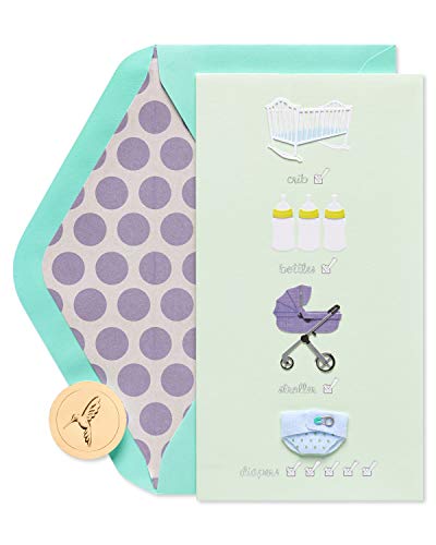 Papyrus Babyparty-Karte (Big Changes) von Papyrus