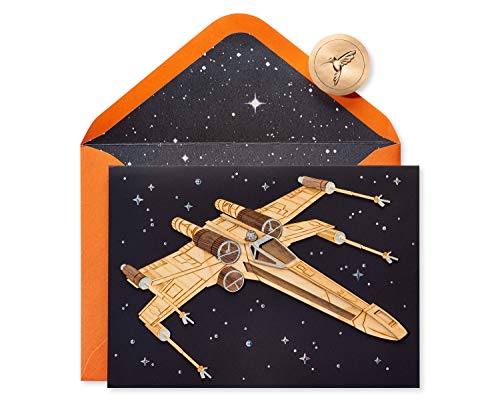 Papyrus Star Wars Geburtstagskarte (X-Wing Starfighter) von Papyrus