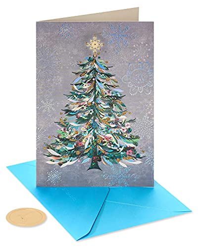 Papyrus Weihnachtskarten mit Umschlägen, fröhlicher Urlaub, festlicher Weihnachtsbaum (14 Stück) von Papyrus