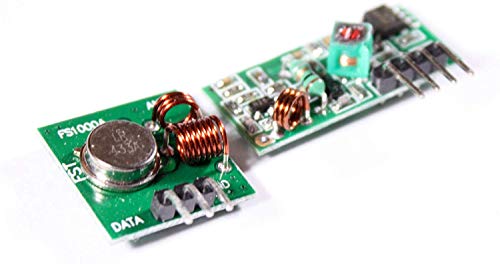 433MHz Sender und Empfänger-Modul + PDF-Anleitung für Arduino, FS1000A mit Beispielcode von Paradisetronic.com