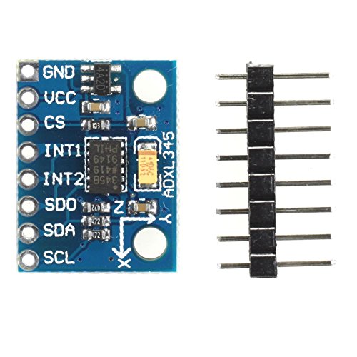 ADXL345 Modul, Beschleunigungssensor, 3-Achsen Accelerometer, I2C, SPI, G-Sensor für Arduino, Raspberry Pi, uvm. von Paradisetronic.com