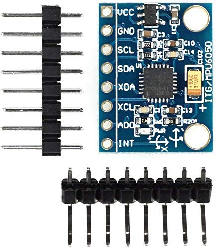 Paradisetronic.com MPU-6050 Modul, 3-Achsen-Gyroskop und 3-Achsen-Accelerometer/Beschleunigungssensor/Neigungssensor, I2C, z.B. für Arduino, Genuino, Raspberry Pi von Paradisetronic.com