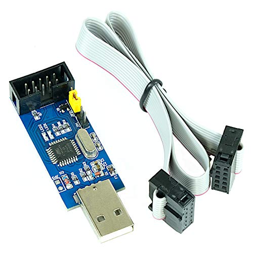 Paradisetronic.com USBasp 3,3V 5V Programmiergerät inkl. Kabel, USB ISP Programmer für Atmel AVR und Arduino von Paradisetronic.com