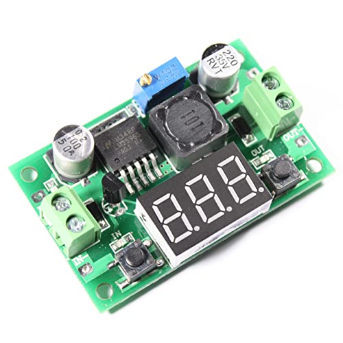 Paradisetronic.com Voltmeter LM2596 Step-Down Spannungsregler-Modul: Präzise Steuerung von 4-40V auf 1,3-37V mit 7-Segment LED Display Paradisetronic.com Voltmeter LM2596 Step-Down Spannungsregler-Modul: Präzise Steuerung von 4-40V auf 1,3-37V mit 7-Segment LED Display von Paradisetronic.com
