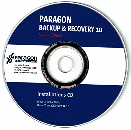 Paragon Backup & Recovery 10 Limited #CD von Paragon