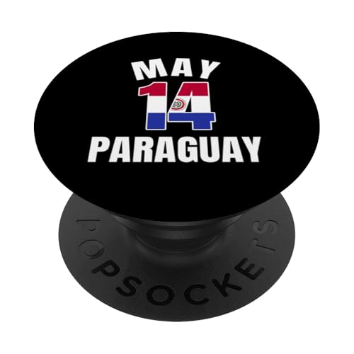14. Mai Paraguay Independence Day Wear PopSockets Klebender PopGrip 14. Mai Paraguay Independence Day Wear PopSockets Klebender PopGrip von Paraguay Flag Designs Proud Paraguayan Roots