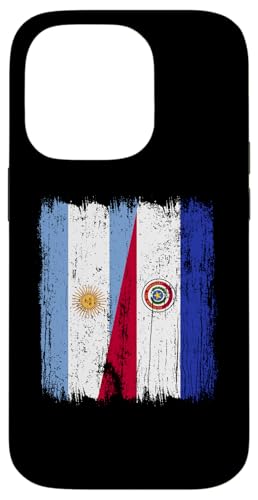 Argentinien, Paraguay, halbe Flagge, argentinische Paraguaya-Wurzeln Hülle für iPhone 14 Pro Argentinien, Paraguay, halbe Flagge, argentinische Paraguaya-Wurzeln Hülle für iPhone 14 Pro von Paraguay Flag Designs Proud Paraguayan Roots