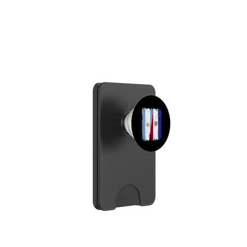 Argentinien, Paraguay, halbe Flagge, argentinische Paraguaya-Wurzeln PopSockets PopWallet für MagSafe Argentinien, Paraguay, halbe Flagge, argentinische Paraguaya-Wurzeln PopSockets PopWallet für MagSafe von Paraguay Flag Designs Proud Paraguayan Roots