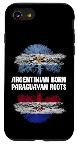 Argentinische geborene Paraguayische Wurzeln Argentinien Paraguay Hülle für iPhone SE (2020) / 7 / 8 von Paraguay Flag Designs Proud Paraguayan Roots