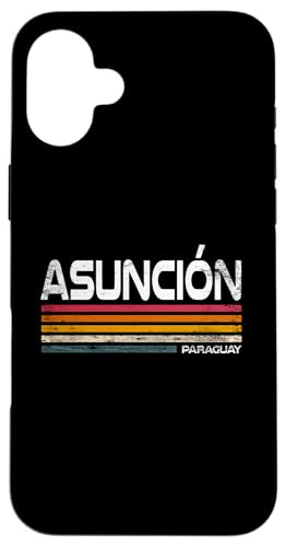 Asuncion Paraguay Retro Paraguayische Hauptstadt Design Hülle für iPhone 16 Plus Asuncion Paraguay Retro Paraguayische Hauptstadt Design Hülle für iPhone 16 Plus von Paraguay Flag Designs Proud Paraguayan Roots