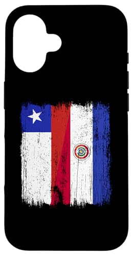Chile Paraguay Halbflagge chilenische Paraguayische Wurzeln Hülle für iPhone 16 Chile Paraguay Halbflagge chilenische Paraguayische Wurzeln Hülle für iPhone 16 von Paraguay Flag Designs Proud Paraguayan Roots