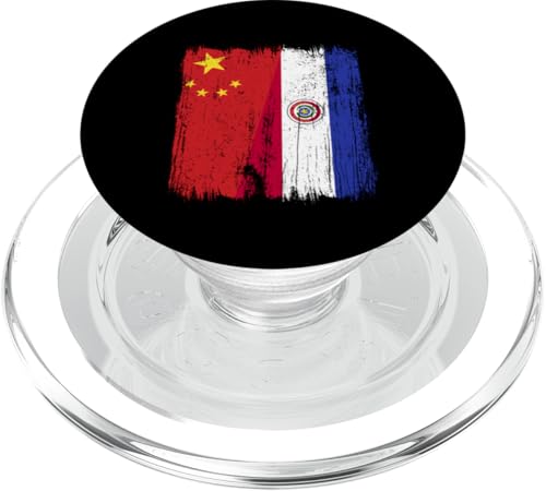 China Paraguay Halbflagge Chinesische Paraguayische Wurzeln PopSockets PopGrip für MagSafe China Paraguay Halbflagge Chinesische Paraguayische Wurzeln PopSockets PopGrip für MagSafe von Paraguay Flag Designs Proud Paraguayan Roots