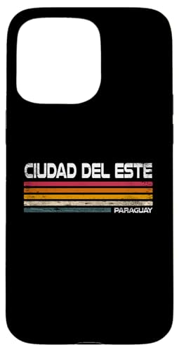 Ciudad Del Este, Paraguay, Retrodesign Hülle für iPhone 15 Pro Max Ciudad Del Este, Paraguay, Retrodesign Hülle für iPhone 15 Pro Max von Paraguay Flag Designs Proud Paraguayan Roots