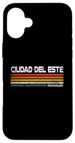 Ciudad Del Este, Paraguay, Retrodesign Hülle für iPhone 16 Plus Ciudad Del Este, Paraguay, Retrodesign Hülle für iPhone 16 Plus von Paraguay Flag Designs Proud Paraguayan Roots
