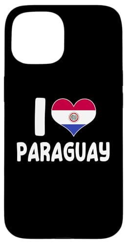 I Love Paraguay Paraguayische Herzflagge Motiv Hülle für iPhone 15 I Love Paraguay Paraguayische Herzflagge Motiv Hülle für iPhone 15 von Paraguay Flag Designs Proud Paraguayan Roots