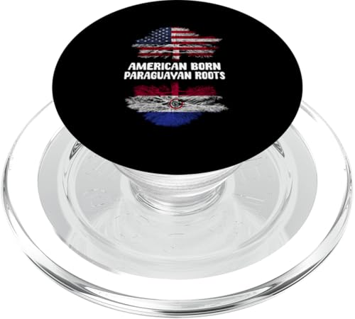 In Amerika geborene paraguayische Wurzeln, amerikanische, paraguayische Abstammung PopSockets PopGrip für MagSafe In Amerika geborene paraguayische Wurzeln, amerikanische, paraguayische Abstammung PopSockets PopGrip für MagSafe von Paraguay Flag Designs Proud Paraguayan Roots