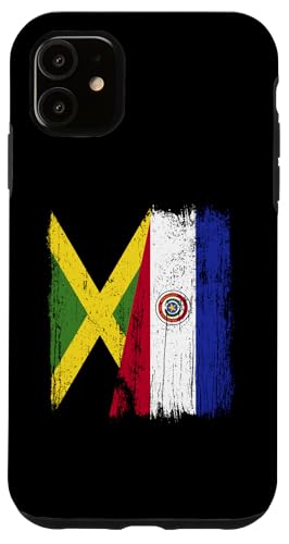 Jamaika, Paraguay, halbe Flagge, jamaikanische Paraguaya-Wurzeln Hülle für iPhone 11 Jamaika, Paraguay, halbe Flagge, jamaikanische Paraguaya-Wurzeln Hülle für iPhone 11 von Paraguay Flag Designs Proud Paraguayan Roots