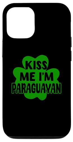 Kiss Me I'm Paraguayan Lustiges St. Patrick's Day Kostüm Hülle für iPhone 12/12 Pro Kiss Me I'm Paraguayan Lustiges St. Patrick's Day Kostüm Hülle für iPhone 12/12 Pro von Paraguay Flag Designs Proud Paraguayan Roots