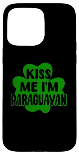 Kiss Me I'm Paraguayan Lustiges St. Patrick's Day Kostüm Hülle für iPhone 15 Pro Max Kiss Me I'm Paraguayan Lustiges St. Patrick's Day Kostüm Hülle für iPhone 15 Pro Max von Paraguay Flag Designs Proud Paraguayan Roots