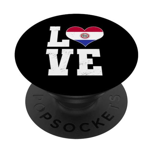 Love Paraguay Wear Paraguayische Flagge Herz PopSockets Klebender PopGrip Love Paraguay Wear Paraguayische Flagge Herz PopSockets Klebender PopGrip von Paraguay Flag Designs Proud Paraguayan Roots