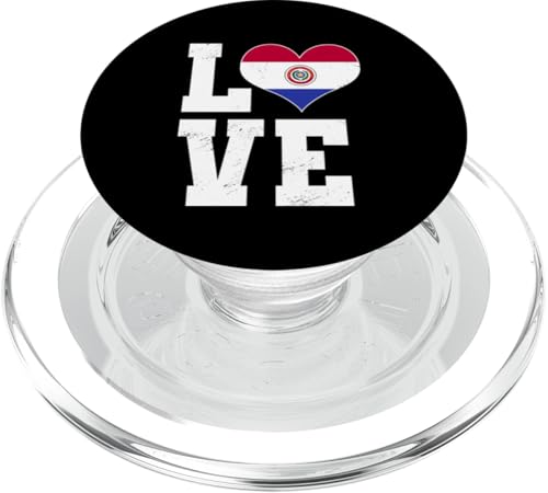 Love Paraguay Wear Paraguayische Flagge Herz PopSockets PopGrip für MagSafe Love Paraguay Wear Paraguayische Flagge Herz PopSockets PopGrip für MagSafe von Paraguay Flag Designs Proud Paraguayan Roots