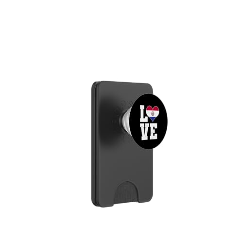 Love Paraguay Wear Paraguayische Flagge Herz PopSockets PopWallet für MagSafe Love Paraguay Wear Paraguayische Flagge Herz PopSockets PopWallet für MagSafe von Paraguay Flag Designs Proud Paraguayan Roots