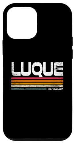 Luque Paraguay, paraguayisches Stadtdesign im Retro-Look Hülle für iPhone 12 mini Luque Paraguay, paraguayisches Stadtdesign im Retro-Look Hülle für iPhone 12 mini von Paraguay Flag Designs Proud Paraguayan Roots
