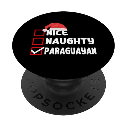 Lustiger Paraguay-Weihnachtsspruch Paraguayischer Weihnachtshumor PopSockets Klebender PopGrip Lustiger Paraguay-Weihnachtsspruch Paraguayischer Weihnachtshumor PopSockets Klebender PopGrip von Paraguay Flag Designs Proud Paraguayan Roots