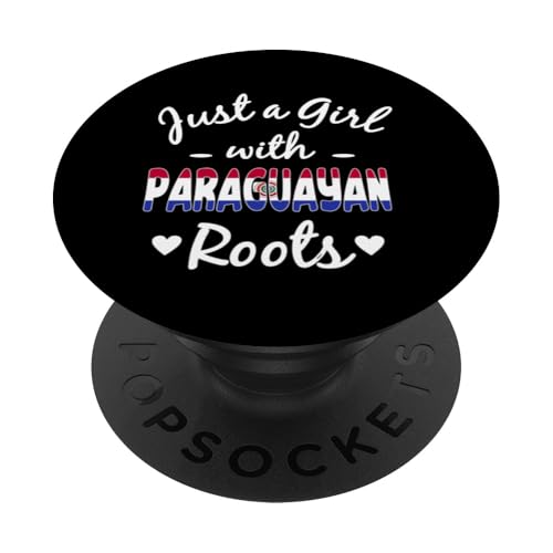 Nur ein Mädchen mit paraguayischen Wurzeln Paraguay Girls Pride PopSockets Klebender PopGrip Nur ein Mädchen mit paraguayischen Wurzeln Paraguay Girls Pride PopSockets Klebender PopGrip von Paraguay Flag Designs Proud Paraguayan Roots