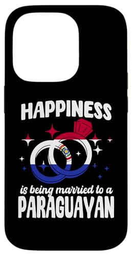 Paraguay Ehefrau Ehemann sagt Happy Married To Paraguayan Hülle für iPhone 14 Pro von Paraguay Flag Designs Proud Paraguayan Roots