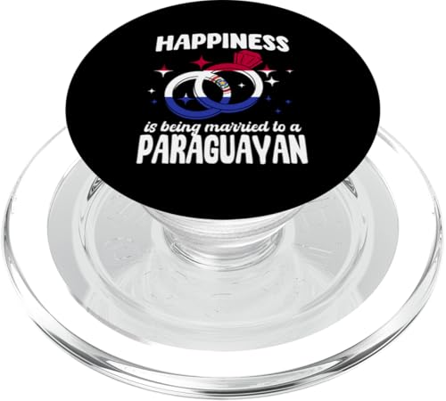 Paraguay Ehefrau Ehemann sagt Happy Married To Paraguayan PopSockets PopGrip für MagSafe Paraguay Ehefrau Ehemann sagt Happy Married To Paraguayan PopSockets PopGrip für MagSafe von Paraguay Flag Designs Proud Paraguayan Roots