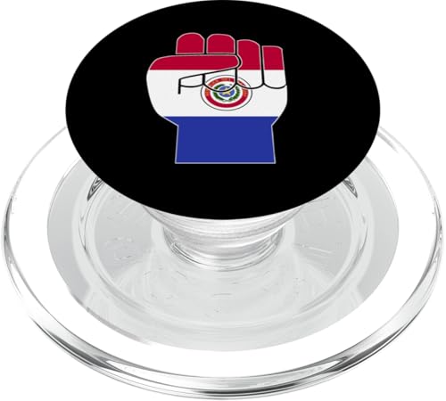 Paraguay Pride Paraguayische Flagge erhöhte Faust PopSockets PopGrip für MagSafe Paraguay Pride Paraguayische Flagge erhöhte Faust PopSockets PopGrip für MagSafe von Paraguay Flag Designs Proud Paraguayan Roots