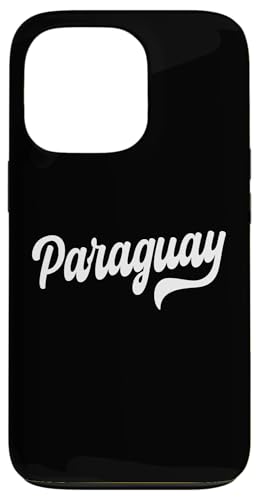 Paraguay Typeset Bekleidung Hülle für iPhone 13 Pro von Paraguay Flag Designs Proud Paraguayan Roots