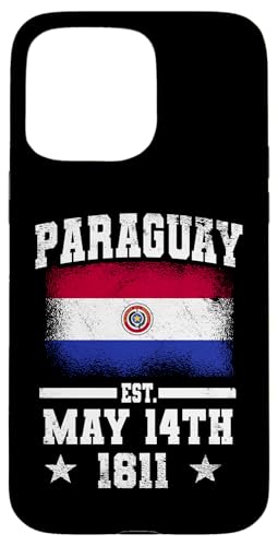 Paraguay gegründet am 14. Mai 1811 Paraguayische Unabhängigkeit Hülle für iPhone 15 Pro Max Paraguay gegründet am 14. Mai 1811 Paraguayische Unabhängigkeit Hülle für iPhone 15 Pro Max von Paraguay Flag Designs Proud Paraguayan Roots
