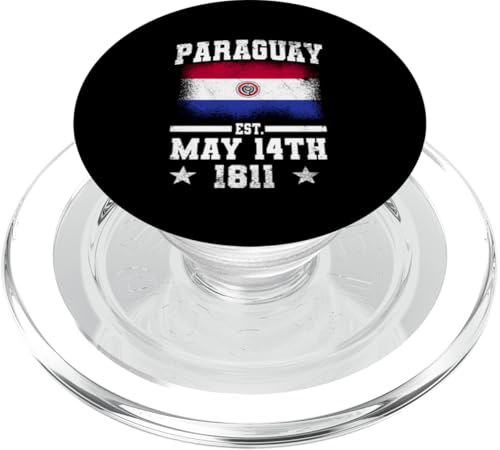 Paraguay gegründet am 14. Mai 1811 Paraguayische Unabhängigkeit PopSockets PopGrip für MagSafe Paraguay gegründet am 14. Mai 1811 Paraguayische Unabhängigkeit PopSockets PopGrip für MagSafe von Paraguay Flag Designs Proud Paraguayan Roots