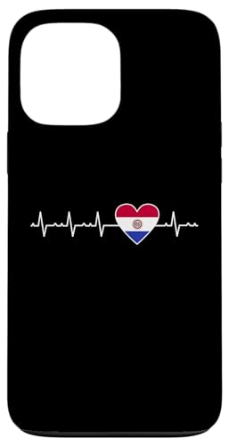 Paraguayische Flagge Herzschlag Liebe Paraguay Hülle für iPhone 13 Pro Max von Paraguay Flag Designs Proud Paraguayan Roots