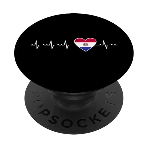 Paraguayische Flagge Herzschlag Liebe Paraguay PopSockets Klebender PopGrip Paraguayische Flagge Herzschlag Liebe Paraguay PopSockets Klebender PopGrip von Paraguay Flag Designs Proud Paraguayan Roots