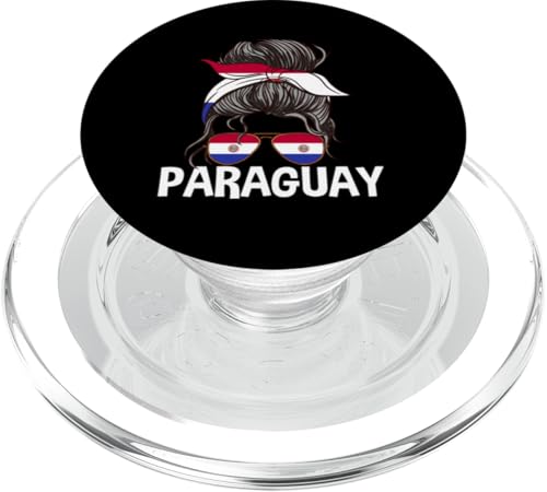 Paraguayisches Mädchen, unordentlicher Haarknoten, stolze paraguayische Frauen PopSockets PopGrip für MagSafe Paraguayisches Mädchen, unordentlicher Haarknoten, stolze paraguayische Frauen PopSockets PopGrip für MagSafe von Paraguay Flag Designs Proud Paraguayan Roots
